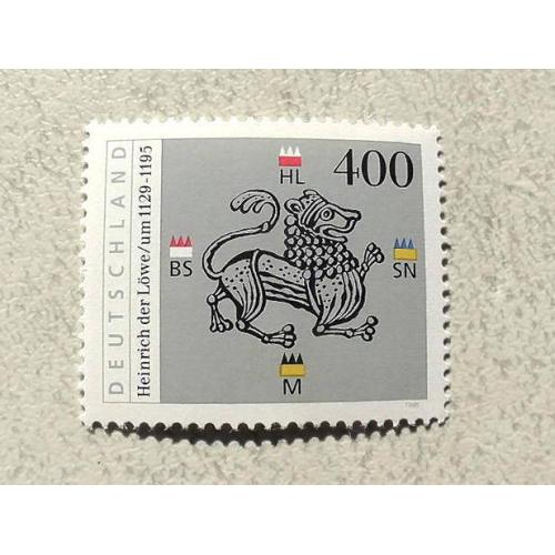  Серія поштових марок Німеччина ФРН " Геральдика " 1995 рік **