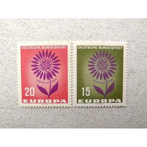  Серія поштових марок Німеччина ФРН " Європа СЕРТ " 1964 рік **