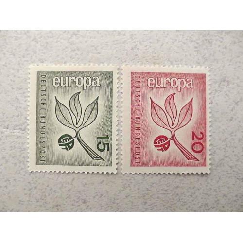  Серія поштових марок Німеччина ФРН " Європа СЕРТ " 1965 рік **