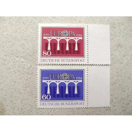  Серія поштових марок Німеччина ФРН " Європа СЕРТ " 1984 рік **