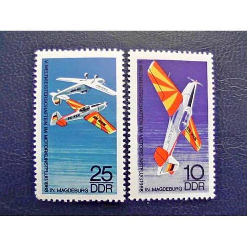 Серія поштових марок Німеччина НДР " Авіація Літаки " 1968 рік **