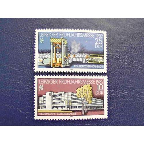 Серія поштових марок Німеччина НДР " Ярмарка " 1982 рік **