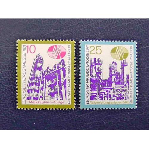  Серія поштових марок Німеччина НДР " Ярмарок " 1971 рік **