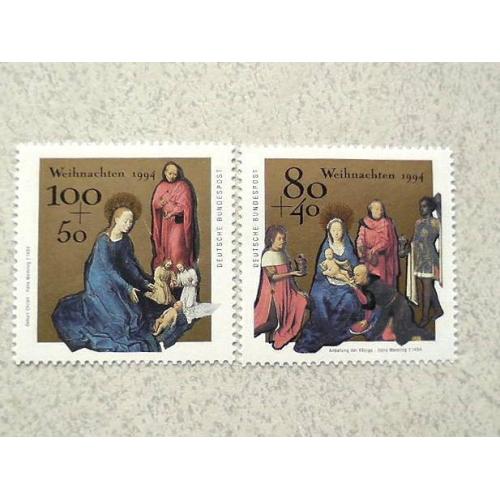  Серія поштових марок Німеччина " Релігія " 1994 рік **