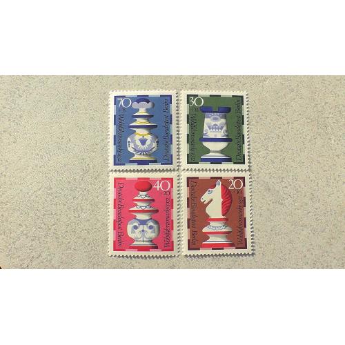  Серія поштових марок Німеччина Західний Берлін 1972 рік **