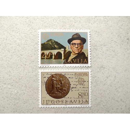 Серія поштових марок Югославія " Європа СЕРТ " 1983 рік **