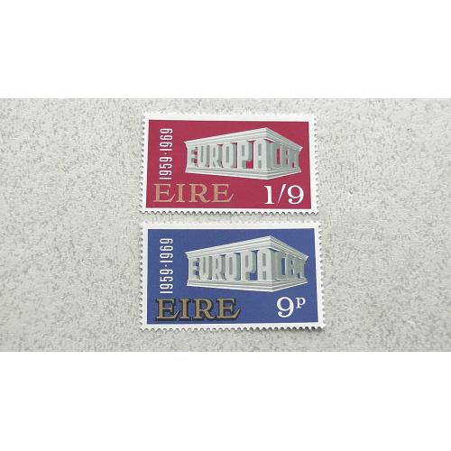  Серія поштовиї марок Ірландія " Європа СЕРТ " 1969 рік **
