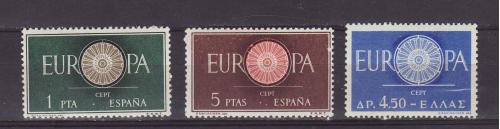 Испания № 1189-1190 Греция № 746
