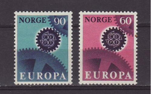 Норвегия № 555-556