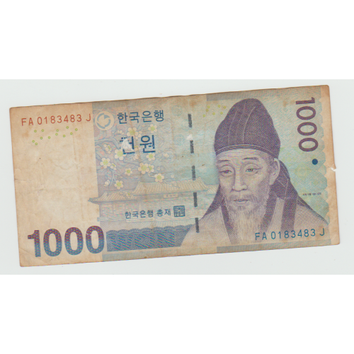 1000 won 