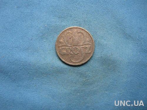 Польша 1 грош 1928 год