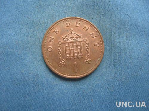 Великобритания 1 пенни 2001 год