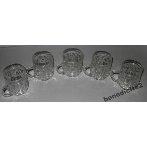 Бокалы Хрусталь СССР 5 шт. одним лотом