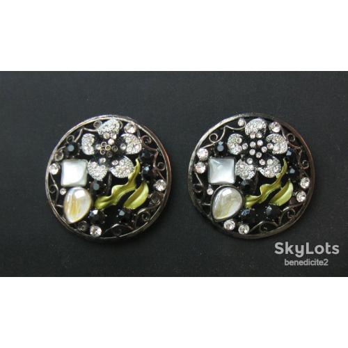 Брошь Украшение роскошная бижутерия для верхней одежды 2 штуки одним лотом