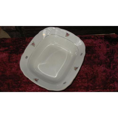 Фарфор Коростень 50-е годы Салатник Тарелка СССР