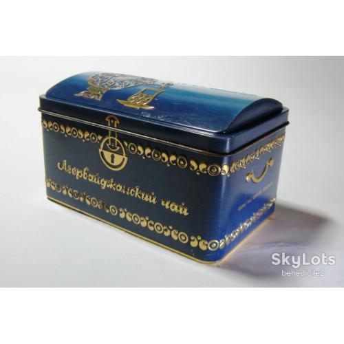 Коробка Коробочка сундучок айзербайджанский чай 50-е годы СССР Изумительное состояние!