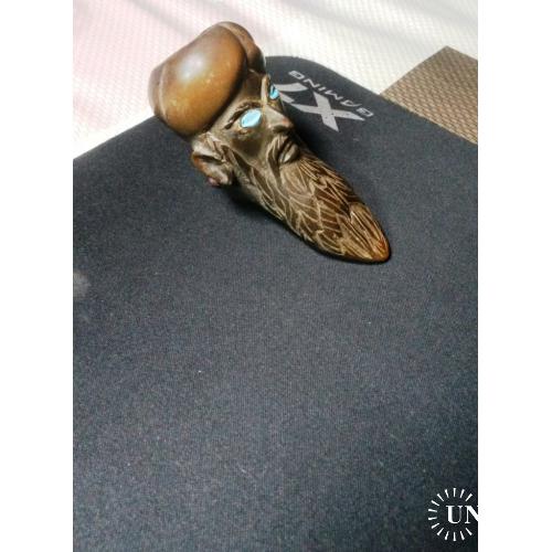 Курительная трубка "Голова джина" без мундштука винтаж !!!