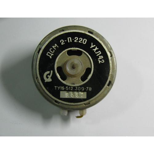 Моторчик электродвигатель ДСМ 2-П-220 УХЛ 4,2 СССР