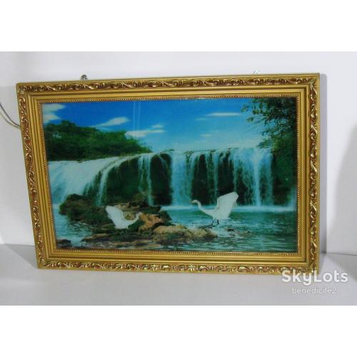 Музыкальная картина Тропический водопад Аудио сопровождение звуки водопада и пение птиц Прекрасный релаксатор