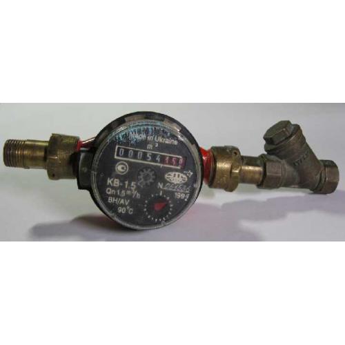 Счетчик для воды в сборе