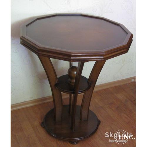 Старинный Ретро Столик. Массив. Дуб, бук Художествен мозаика волшебное состояние !!!