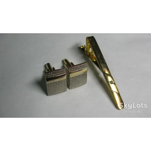 Запонки и зажим для галстука СССР