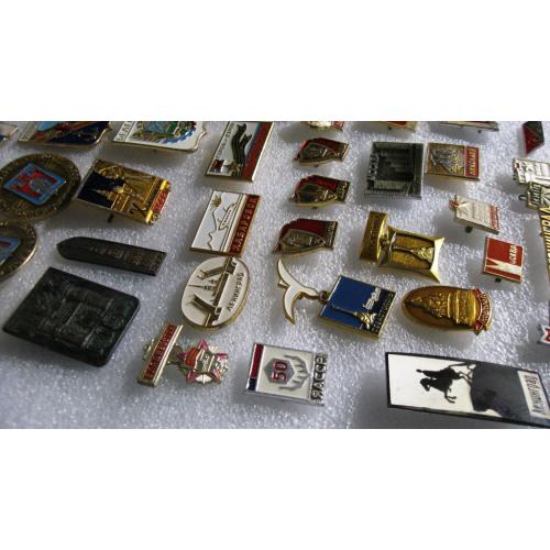 Значки Города Города - герои СССР 180 штук