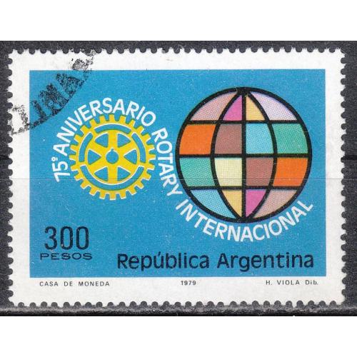 Аргентина 1979 №1429 75 лет Международного клуба РОТАРИ