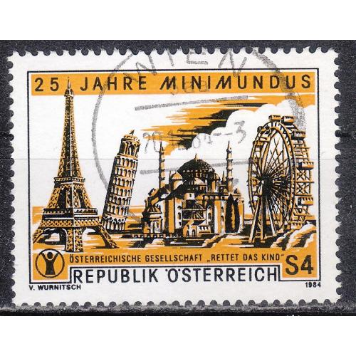 Австрия 1984 №1783 25 лет городу миниатюр. Модели знаменитых зданий