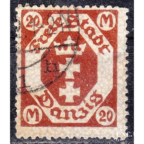 Данциг 1922 №111 Малый герб