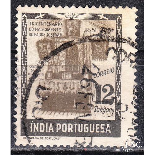 Индия португальская 1951 300 лет со дня рождения католического мессионера Йозефа Ваза