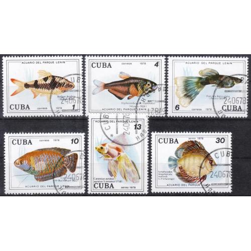 Куба 1978 № 2303-2308 Рыбы