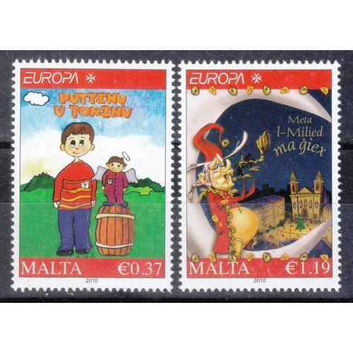 Мальта 2010 № 1642-1643 Европа. Детская л-ра.