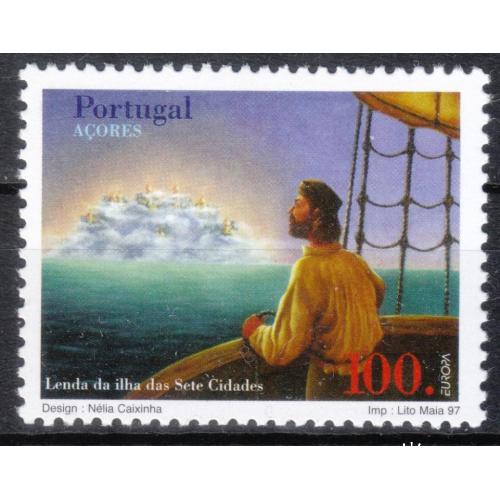 Португалия - Азорские о-ва 1997 №466 Легенды. Легенда об острове семи городов