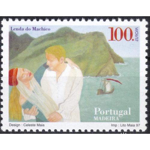 Португалия - Мадейра 1997 №191 Легенды. Легенда о рыцаре Роберте Мачин и леди Анне д’Артет