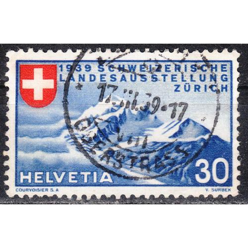Швейцария 1939 Выставка. Пик Розег, 3943м