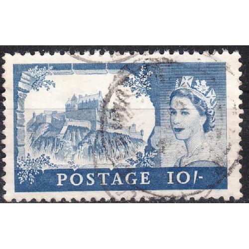 Великобритания 1959 №337 І Королева Елизавета ІІ. Замки. Эдинбург