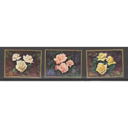 марки ОАЕ   2022 квіти повна серия