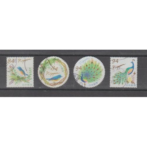 марки Япония   2021 птахи