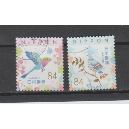 марки Япония   2022 птахи 