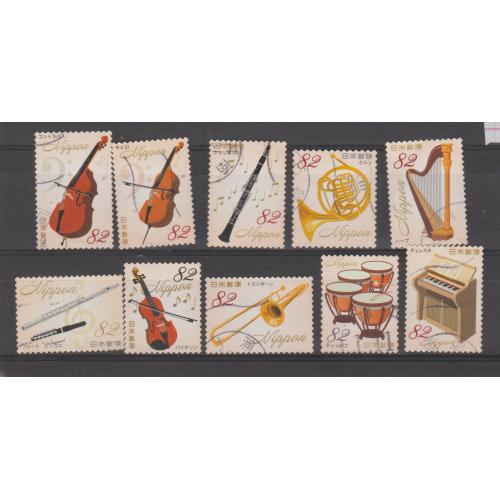 марки Япония  повна серія 2018