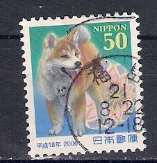 Марки Япония звери собаки