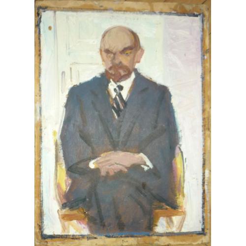 Картина "Ленін перед засіданням (Ленин перед заседанием)" Нестеренко Б. Г. соцреалізм соцреализм