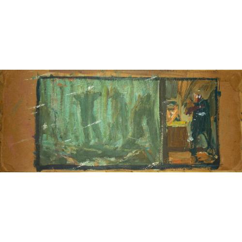 Картина "Полонені (Пленные)" Нестеренко Борис Григорович (Нестеренко Борис Григорьевич)