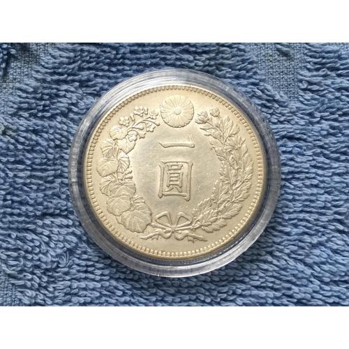 Серебро 1 йена 1 ієна 1 yen 37 год Мэйдзи 1904 Япония