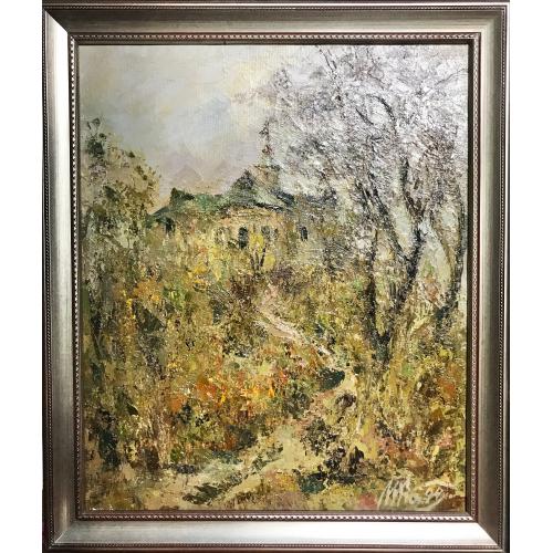 Картина «Часовня Киево-Печерской Лавры» 60 х 50см, холст, масло, 1994г.