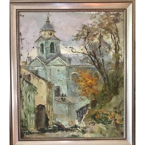 Картина «Подол» 1995г. Антонова Я.В. 50х60см, холст, масло.
