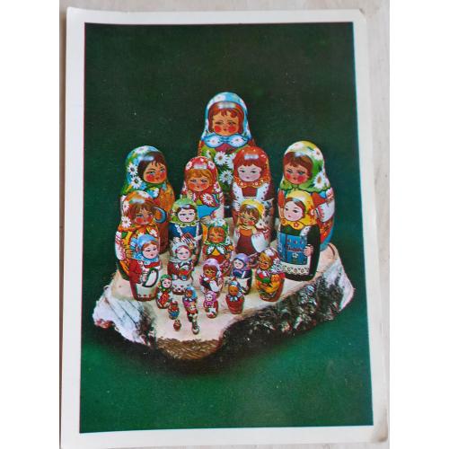 Фотооткрытка. Русский сувенир. Фото В. Тужикова. 1980 г.