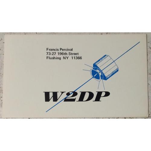 QSL-карточка.  Флашинг, Нью Йорк,США.1980 г.