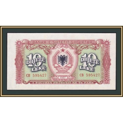 Албания 10 лек 1957 P-28 (28a) UNC